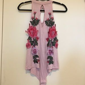 Fashion nova floral bodysuit